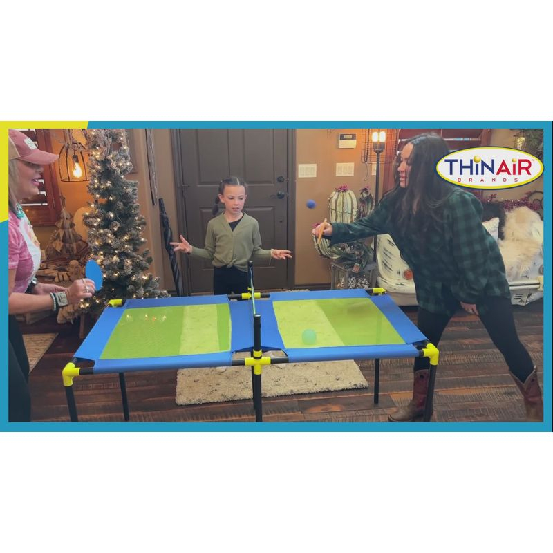 Thin Air Trampoline Pong & Table Tennis - 29pc