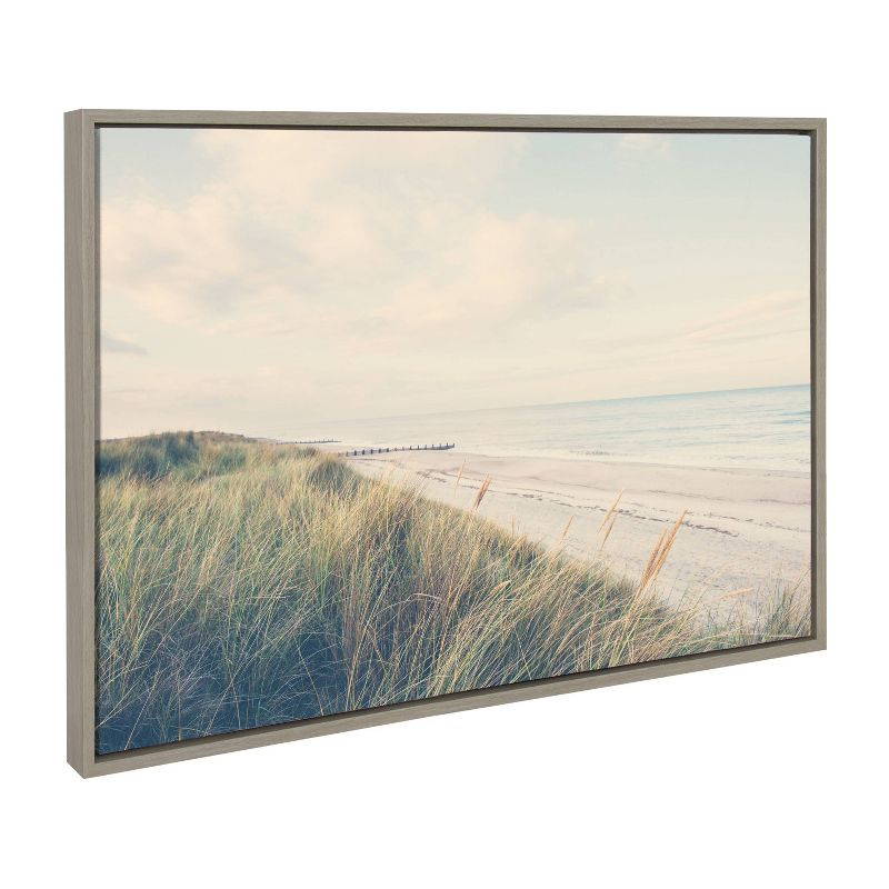 23" x 33" Sylvie The Perfect Day Framed Wall Canvas by Laura Evans Gray - Kate & Laurel All Things Decor