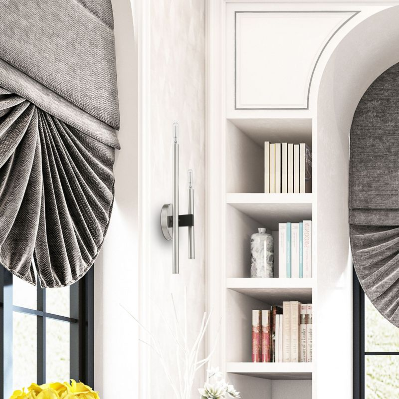 Livex Lighting Denmark 2 - Light Wall Light in  Brushed Nickel