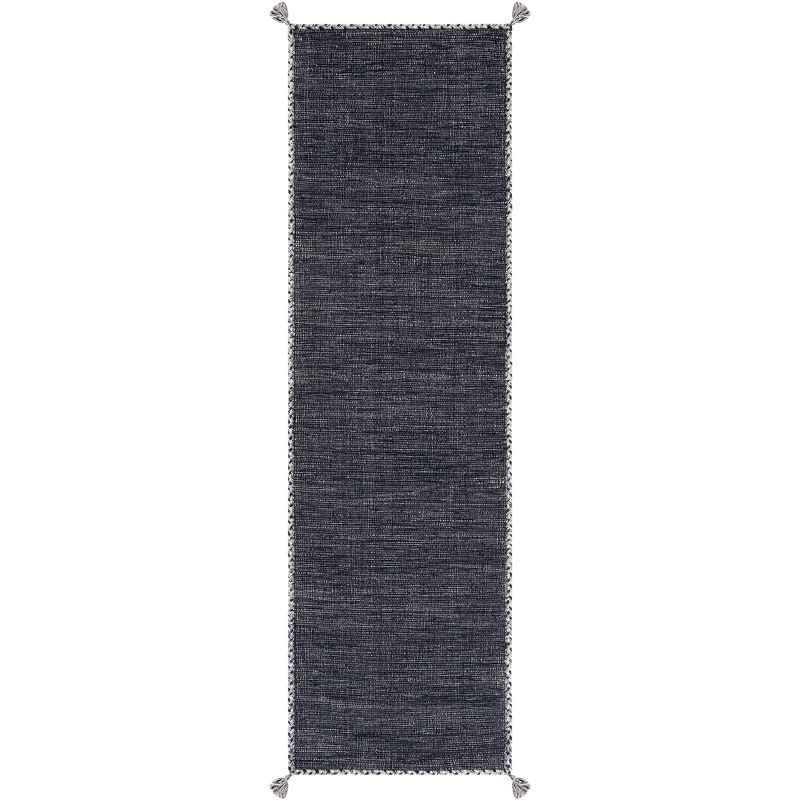Montauk MTK150 Hand Woven Indoor Runner Rug - Grey/Black - 2'3"x8' - Safavieh