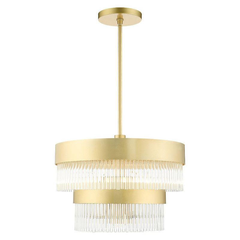 Livex Lighting Norwich 4 - Light Chandelier in  Soft Gold