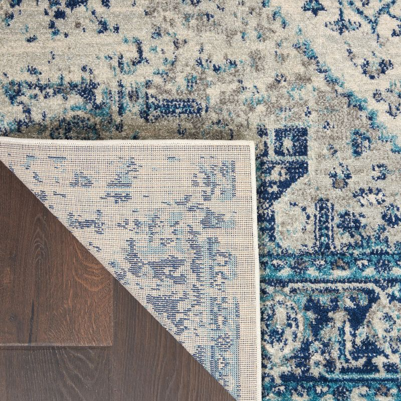 Nourison Tranquil Persian Indoor Rug Ivory Light Blue 5'3" x 7'3"