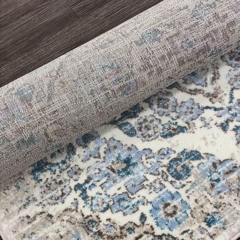 Luxe Weavers Victoria Collection Cream 2x3 Floral Area Rug