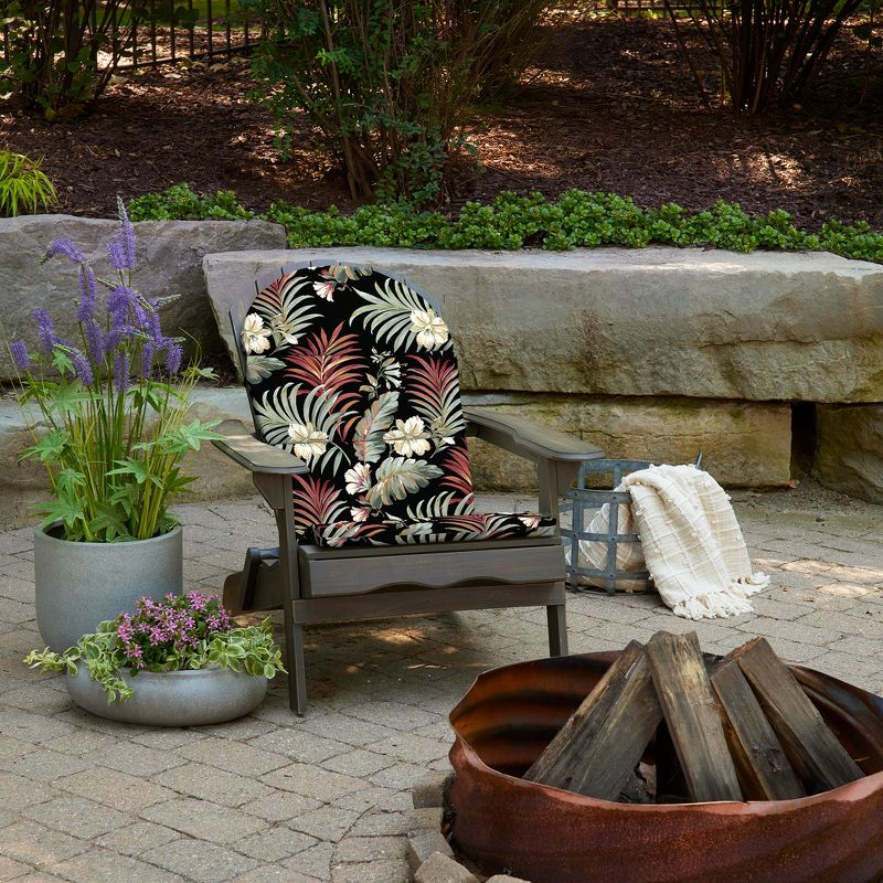 ARDEN Outdoor Foam Adirondack Cushion, Set of 2, 21.5 x 19, Water repellent, Fade Resistant, Foam Cushion for Adirondack Chairs 21.5 x 19