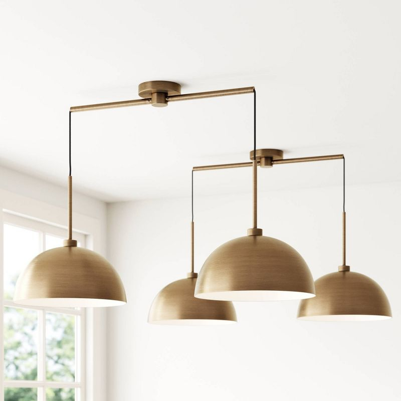 Corbo 2 - Light Kitchen Island Dome Pendant 2-Pack Kitchen Island Drum Pendant Light