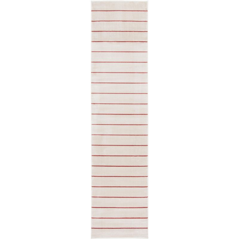 Orwell ORW391 Power Loomed Runner Rug - Ivory/Rust - 2'2"x9' - Safavieh.