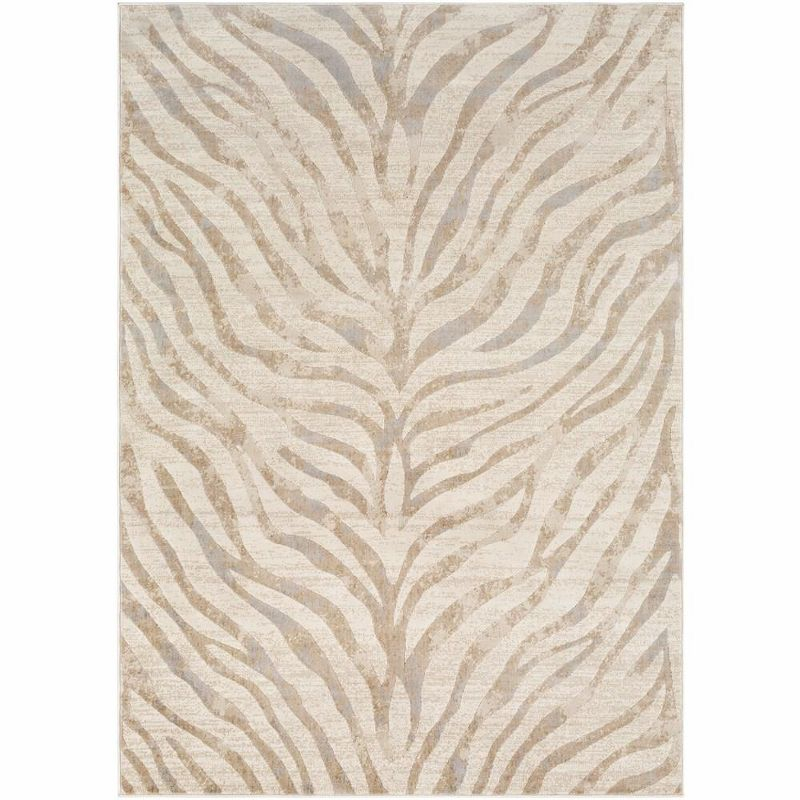 Mark & Day Chambery 3'11"x5'7" Rectangle Woven Indoor Area Rugs Light Gray
