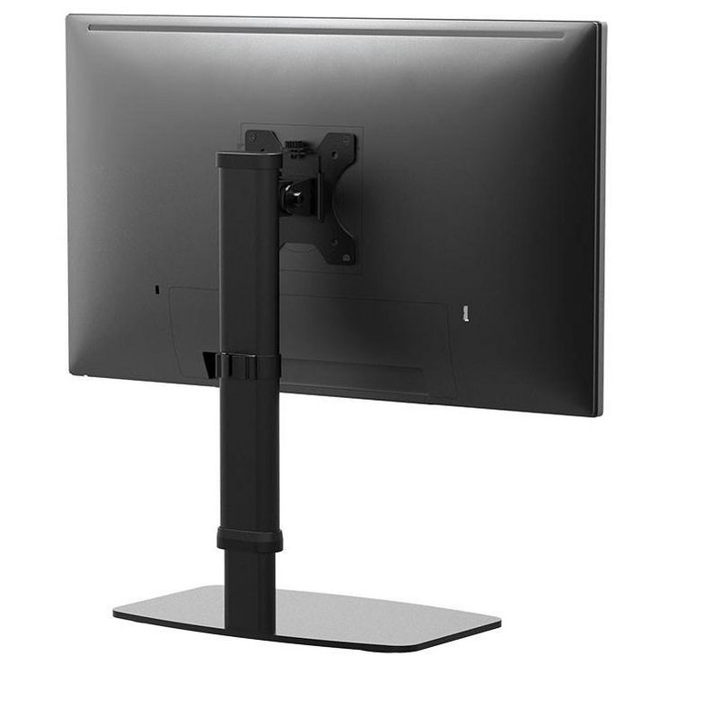 Monoprice Free Standing Single Monitor Desk Mount For Monitors Up To 27 Inches | Easy Height-Adjustable - Workstream Collection