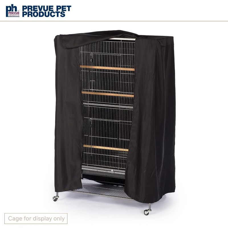 Prevue Hendryx Pet Products Good Night Bird Cage Cover, Large, Black