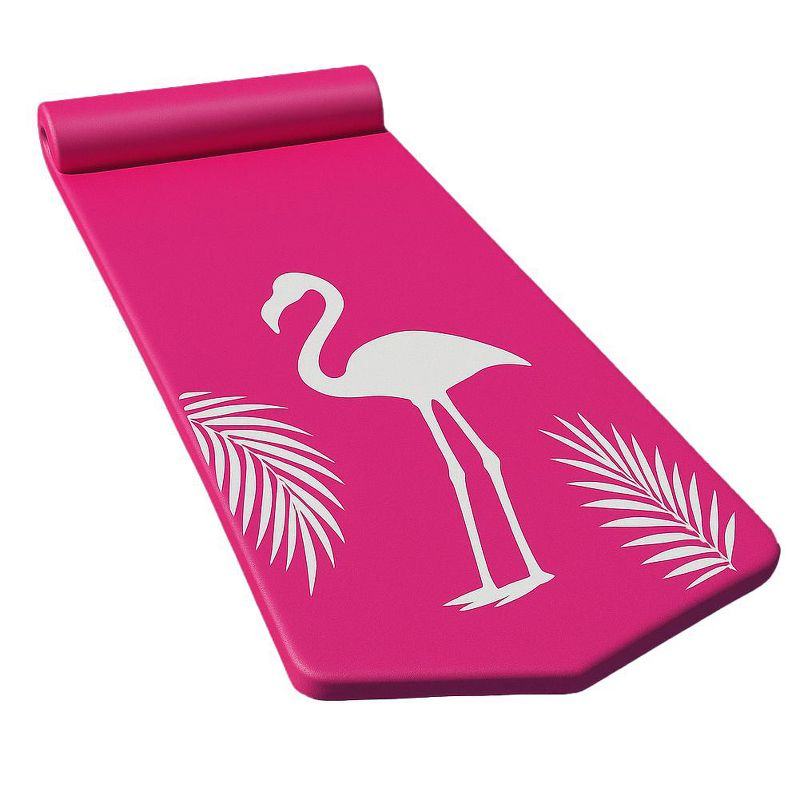 Vandue California Sun Deluxe Oversized Unsinkable Foam Cushion Pool Float (Pink Flamingo)