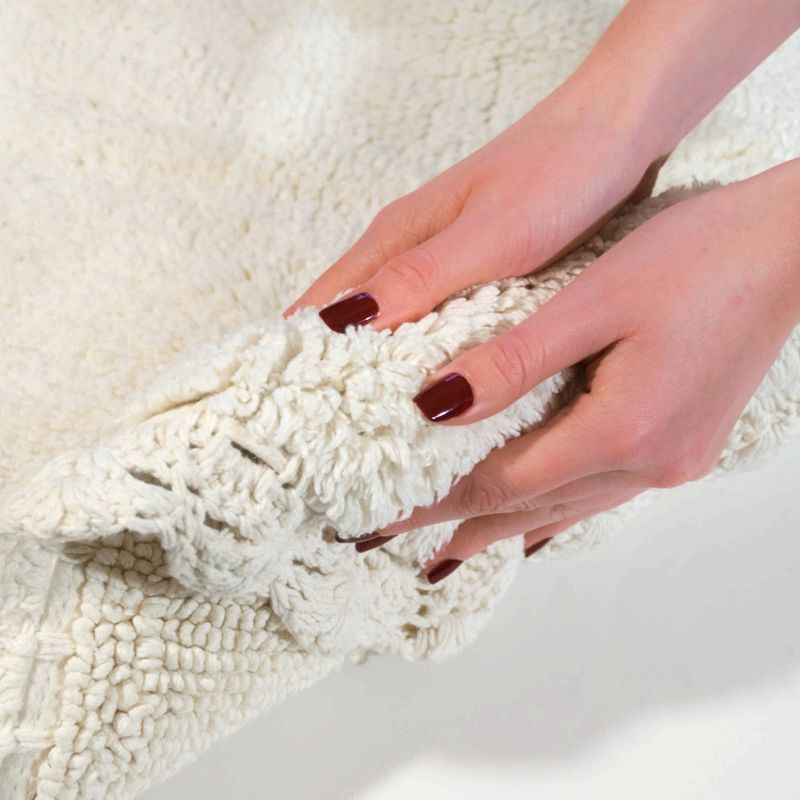 Crochet Bath Rug Runner Ivory (22"X60") - Chesapeake Merch Inc.