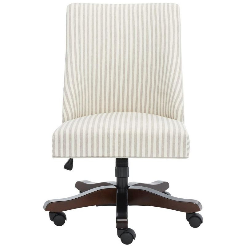 Scarlet Desk Chair - Beige Stripe - Safavieh