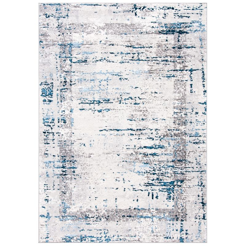 Amelia ALA271 Machine Made Indoor Area Rug - Grey/Blue - 9'x12' - Safavieh