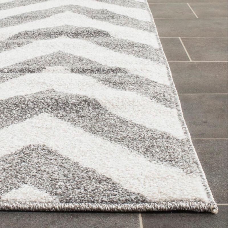 Amherst AMT419 Power Loomed Indoor Area Rug - Dark Grey/Beige - 9'x12' - Safavieh