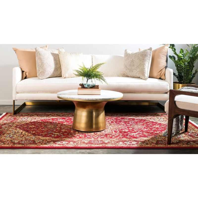 Unique Loom 2' 0 x 3' 1 Red Sahand Ardashir Area Rug