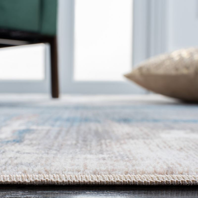 Vintage Persian VTP456 Power Loomed Area Rug - Blue/Grey - 4'x6' - Safavieh.
