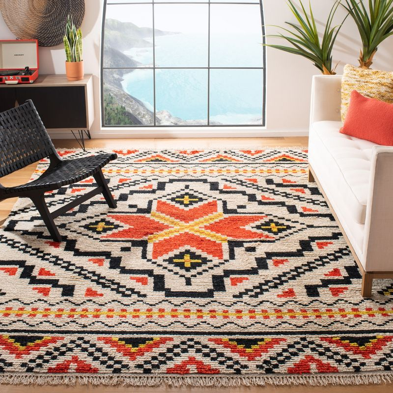 Kenya KNY844 Hand Knotted Area Rug - Multi - 6'x9' - Safavieh.