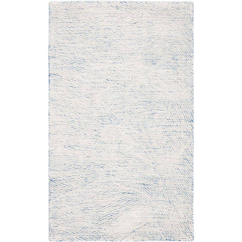 Metro MET999 Hand Tufted Indoor Accent Rug - Blue/Ivory - 3'x5' - Safavieh