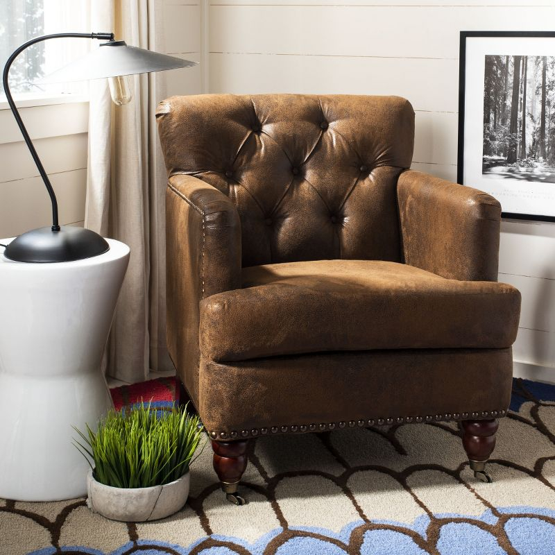 Colin Chair - HUD8212 - Brown - Safavieh