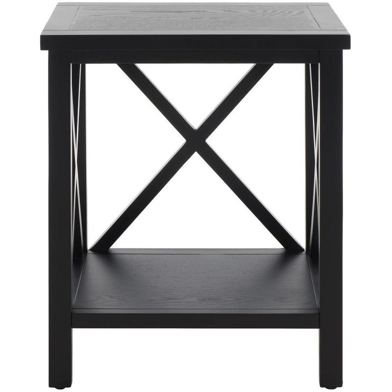 Candace End Table - Black - Safavieh.