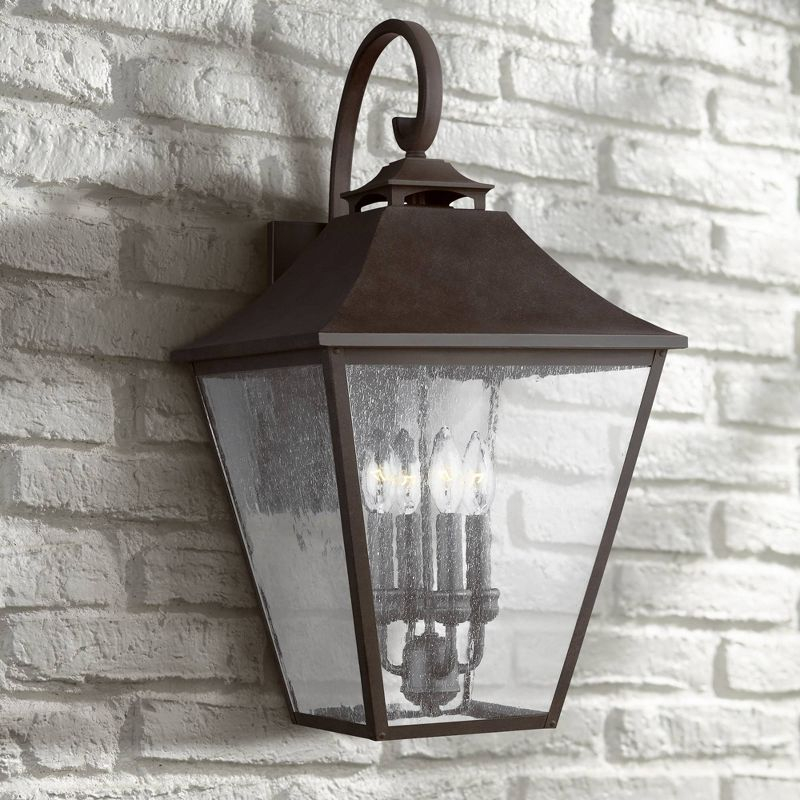 Generation Lighting Galena 25 1/2" High Sable Steel Outdoor Wall Light