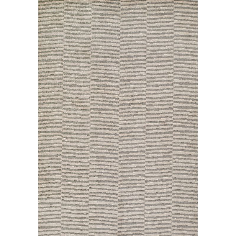 Momeni 7'10"x9'10" Xander Maxwell Machine Loomed Area Rug Gray: Geometric Pattern, Low Pile, Indoor Use, Polyester & Polypropylene