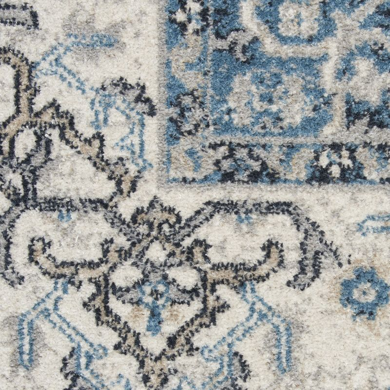 Nourison Geneva Medallion Bordered Indoor Rug