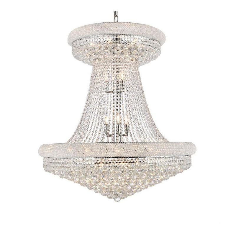 Elegant Lighting Primo 28 - Light Chandelier in  Chrome