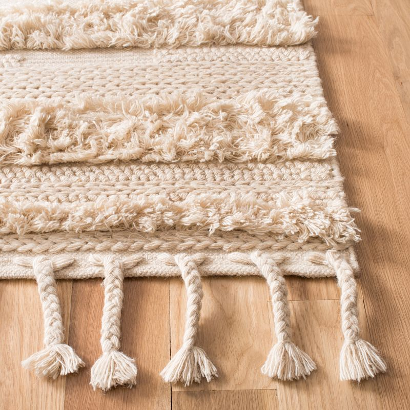 Casablanca CSB450 Hand Woven Indoor Area Rug - Beige - 9'x12' - Safavieh