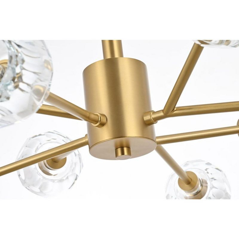 Elegant Lighting Graham 8 - Light Pendant in  Gold