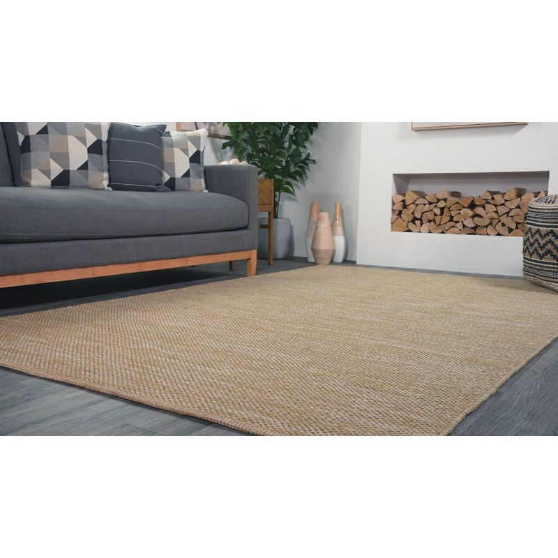 Nuloom Alessi Hand Woven Cotton Indoor Area Rug, 6' x 9', Beige