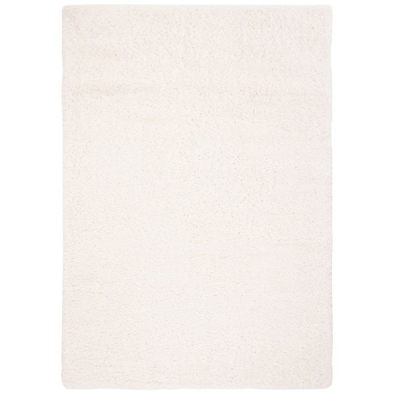 Fontana Shag 800 FNT800 Power Loomed Indoor Area Rug - Ivory - 5'3"x7'6" - Safavieh