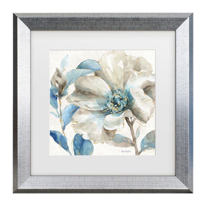 Trademark Fine Art -Lisa Audit 'Indigold IV' Matted Framed Art