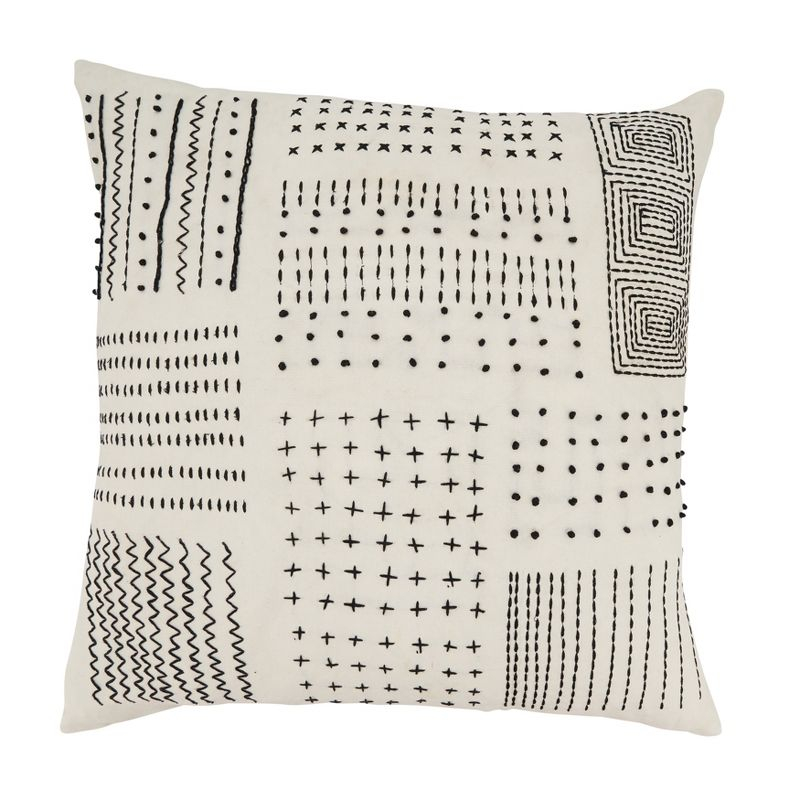 Saro Jacoby Collection Cotton Pillow Cover
