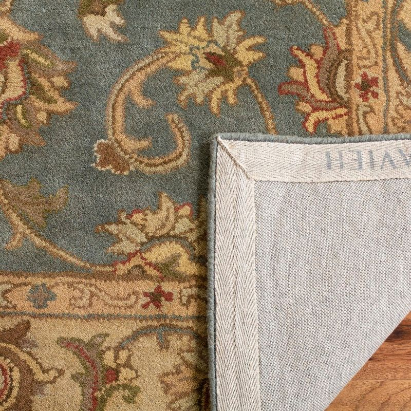 Heritage HG811 Hand Tufted Area Rug - Blue/Beige - 8'3"x11' - Safavieh.