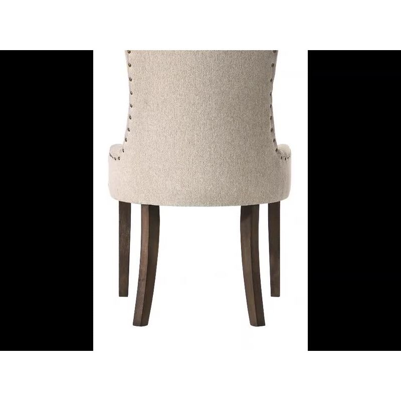 22" Farren Accent Chair Yellow Velvet/Espresso Finish - Acme Furniture