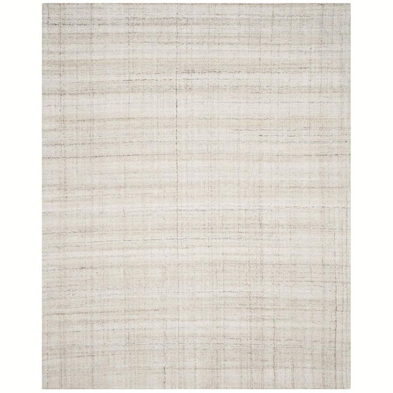 Abstract ABT141 Handmade Indoor Area Rug - Ivory/Beige - 8'x10' - Safavieh