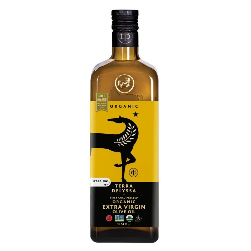 Terra Delyssa 100% Organic Extra Virgin Olive Oil - 34 fl oz