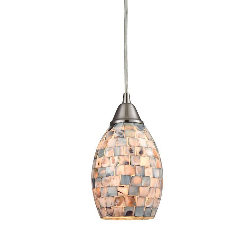 Elk Home Firestorm 1 - Light Pendant in  Dark Rust
