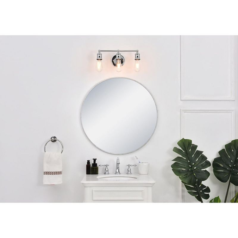 Elegant Lighting Serif 3 light chrome Wall Sconce