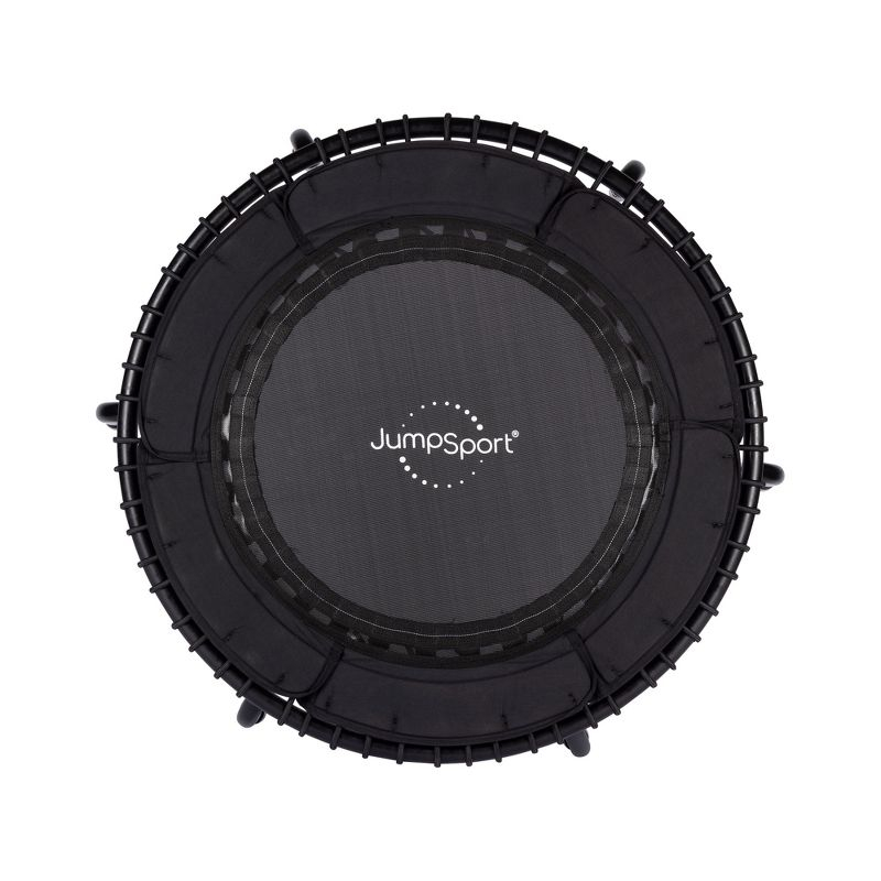 JumpSport JumpSport 370 Home Gym 39" Heavy Duty Fitness Trampoline with 4-In-1 DVD, Black