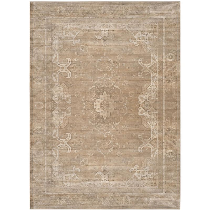 Vintage VTG137 Power Loomed Indoor Skid-Resistant Area Rug - Mouse - 9'x12' - Safavieh