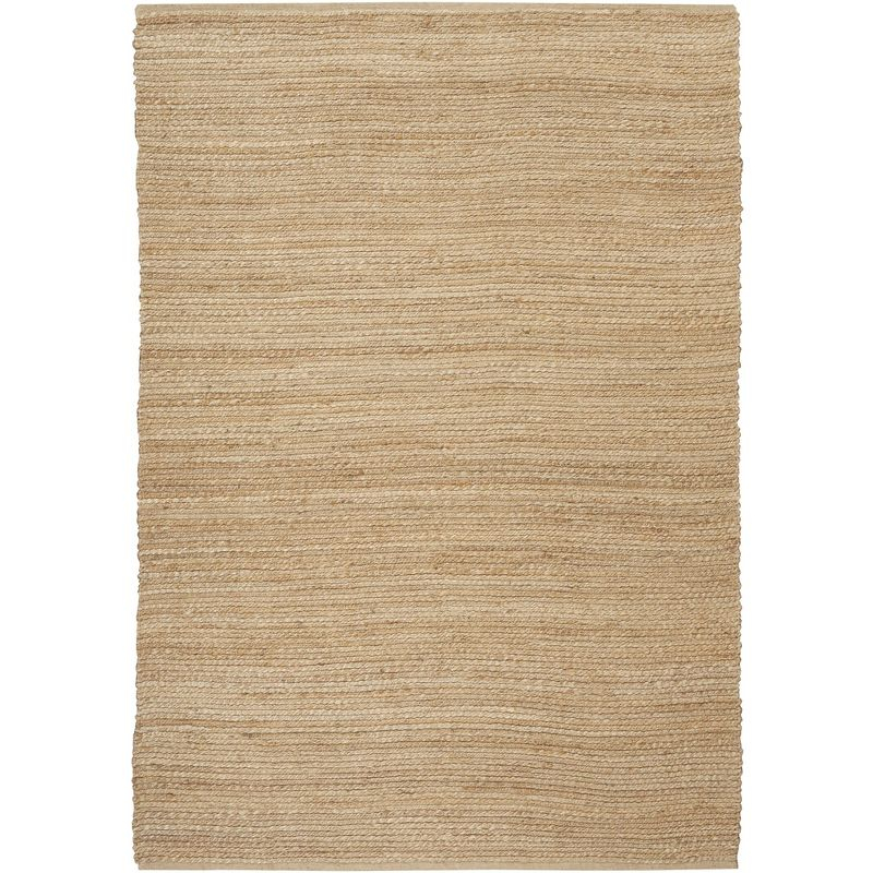 Nourison Hand Woven Natural Jute Indoor Rug Bleached 5' x 7'