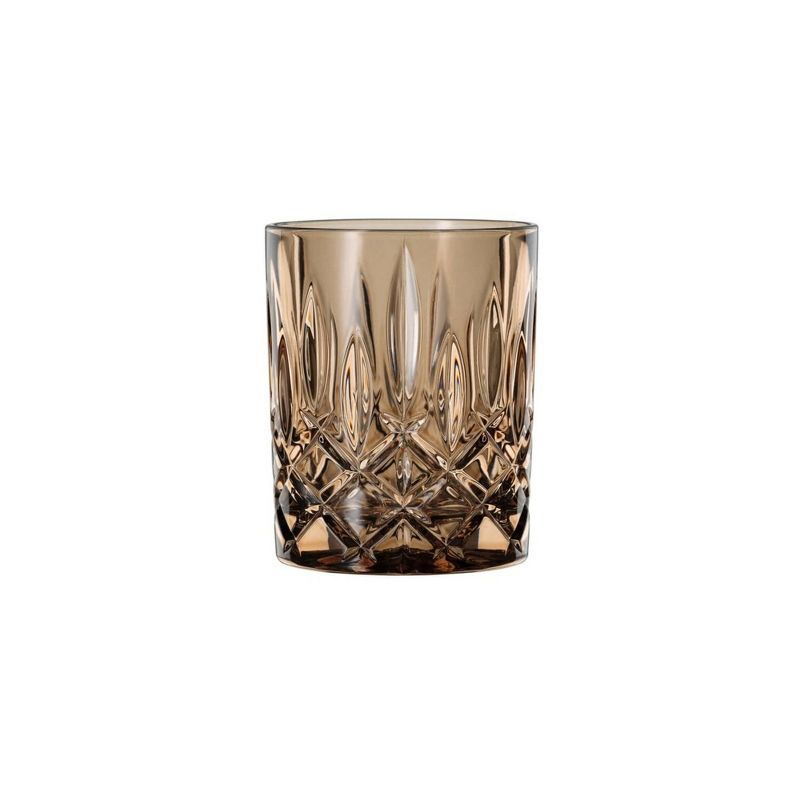 Nachtmann Noblesse 4 Whiskey Tumbler, Fine Crystal Glass for Bourbon, Whiskey, & Other Beverages, 10.4-Ounces, Dishwasher Safe,Tobacco