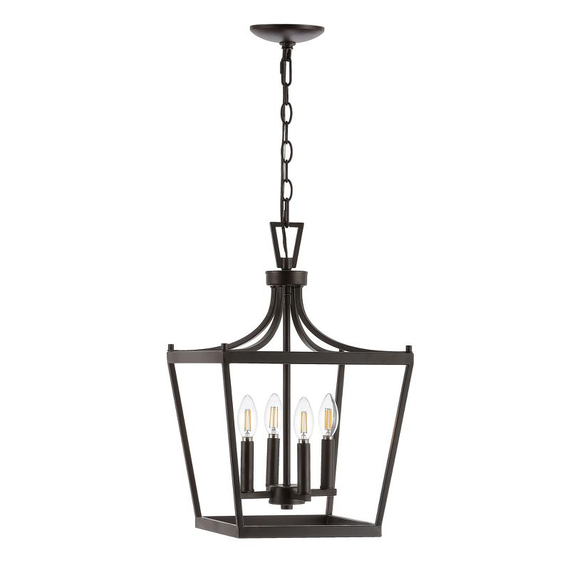 Nichi 4 Light Pendant - Oil Rubbed Bronze (Black) - Safavieh.