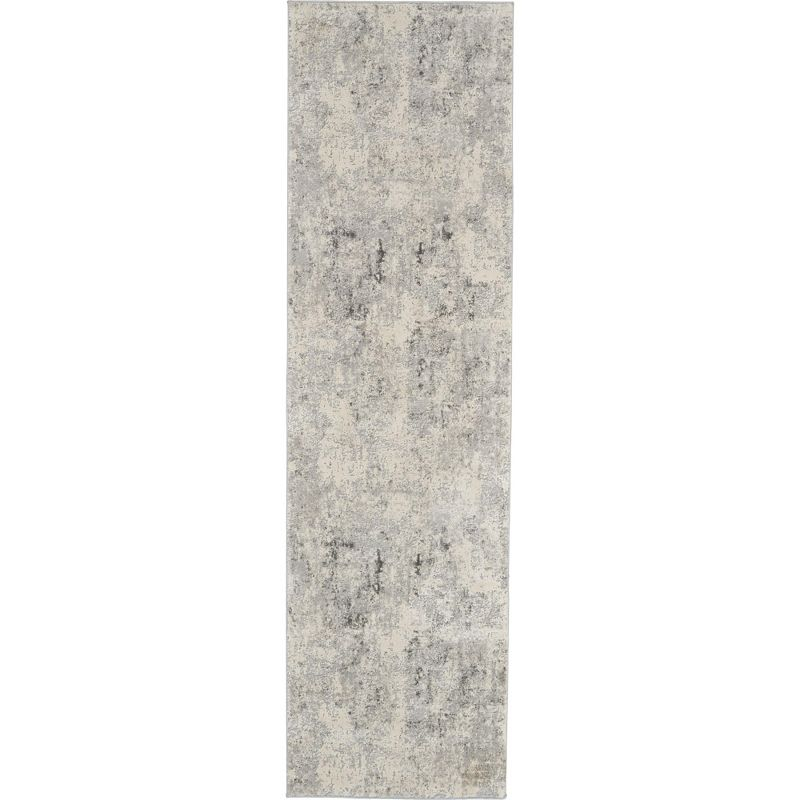 Nourison Rustic Textures Modern Indoor Area Rug Grey/Beige 2'2" x 7'6"