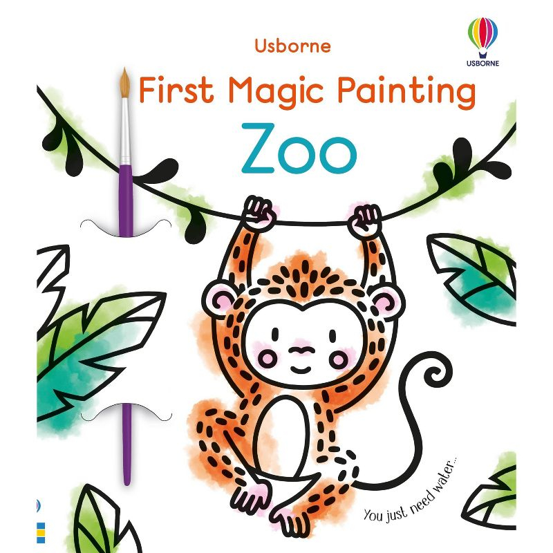 First Magic Painting Zoo - by  Abigail Wheatley (Paperback)