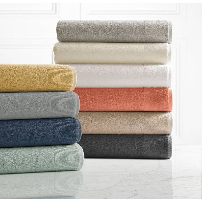 6pc Osaka Towel Set White - Cassadecor