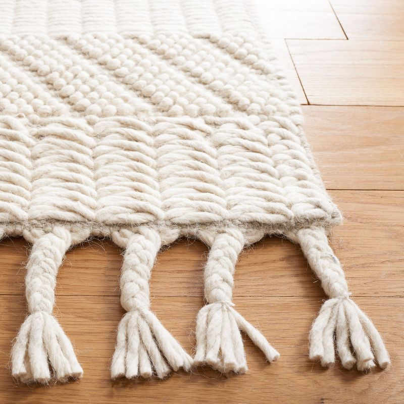Natura NAT126 Hand Tufted Area Rug - Ivory - 6'x9' - Safavieh.