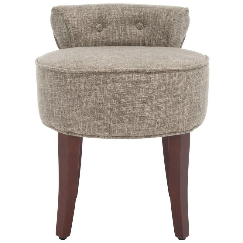 Georgia Vanity Stool - Stone - Safavieh